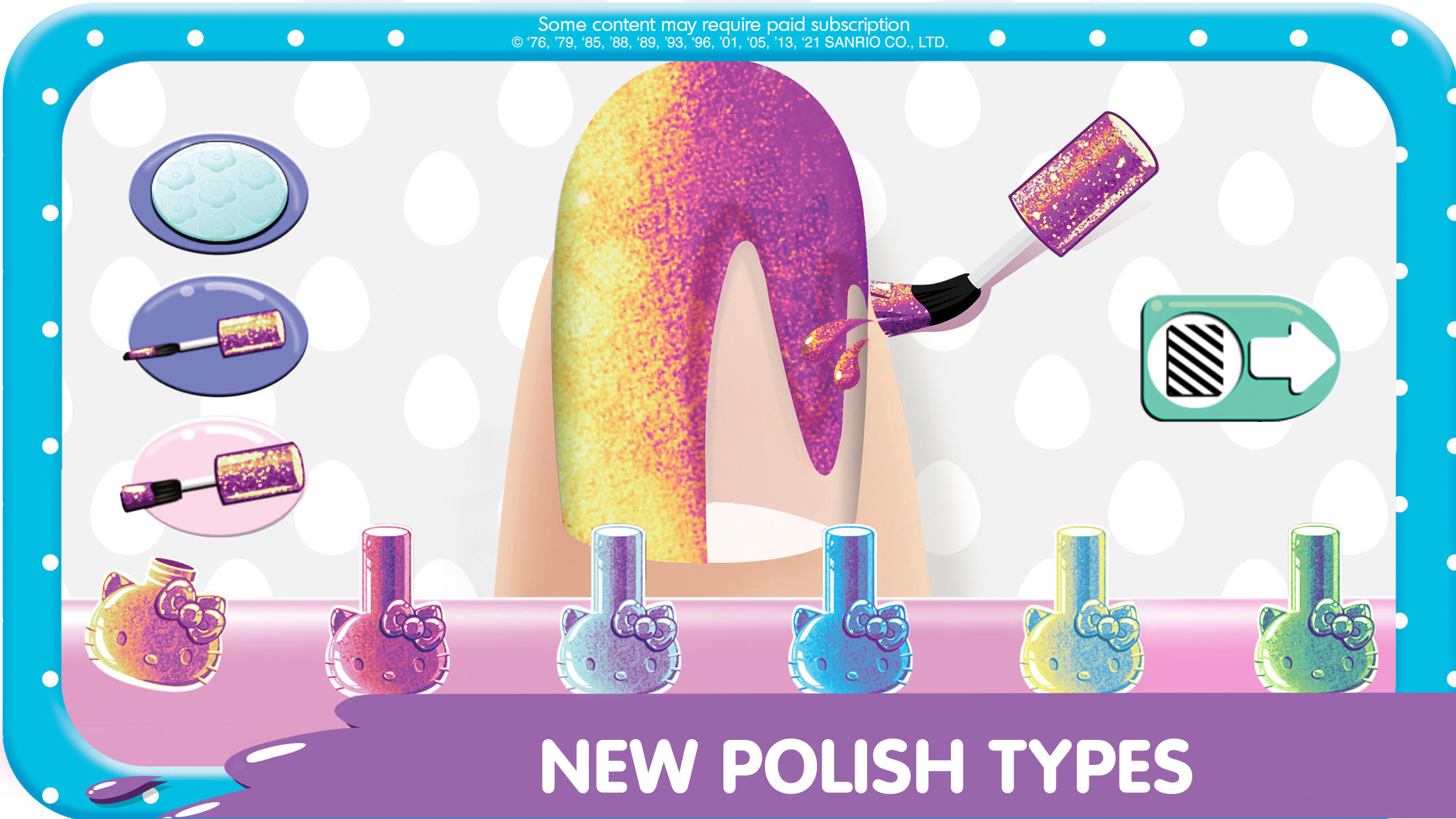 Hello Kitty Nail Salon Game Screenshot