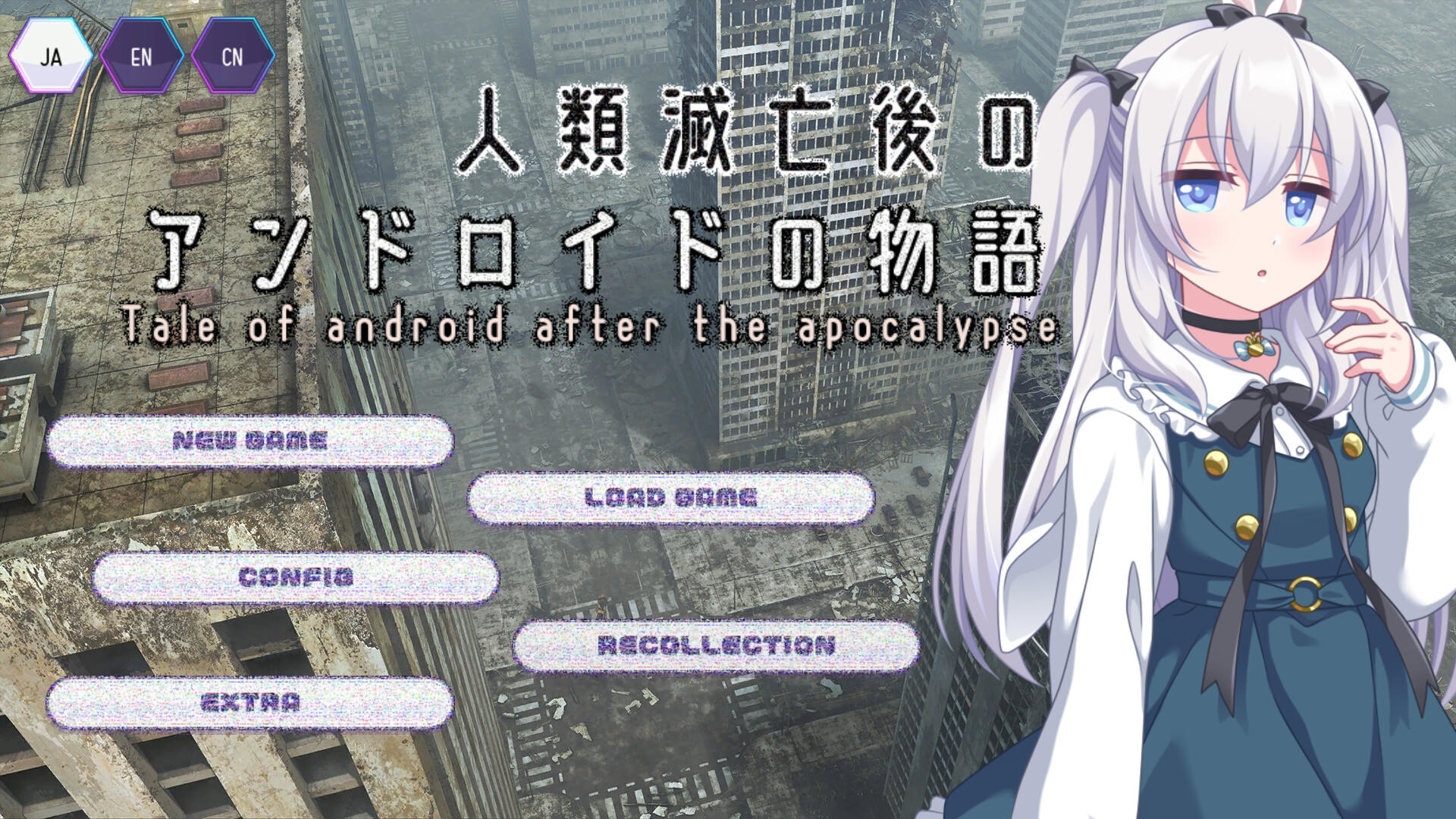 Captura de Tela do Jogo Tale of android after the Apocalypse