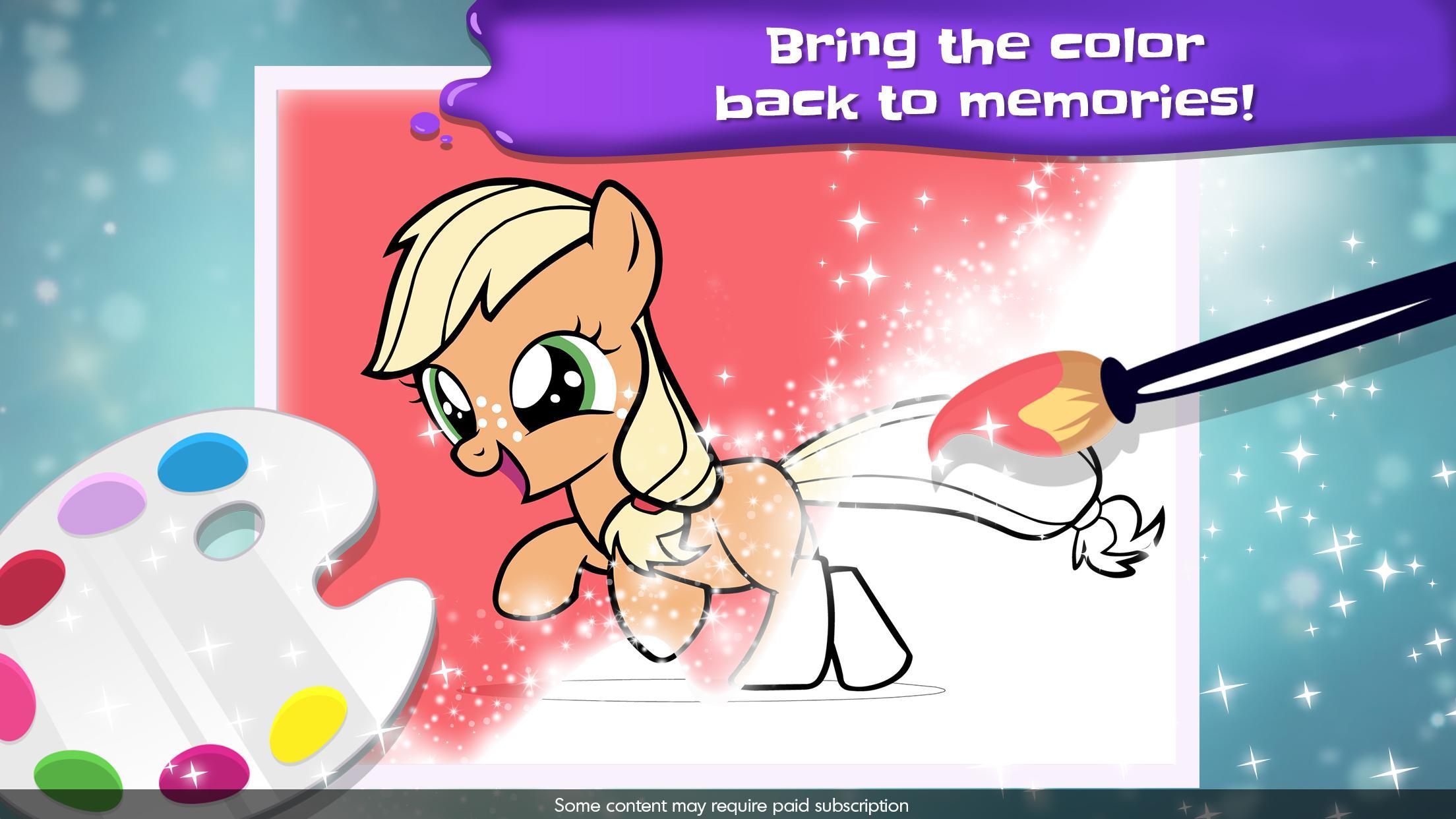 My Little Pony Color By Magic Game Screenshot