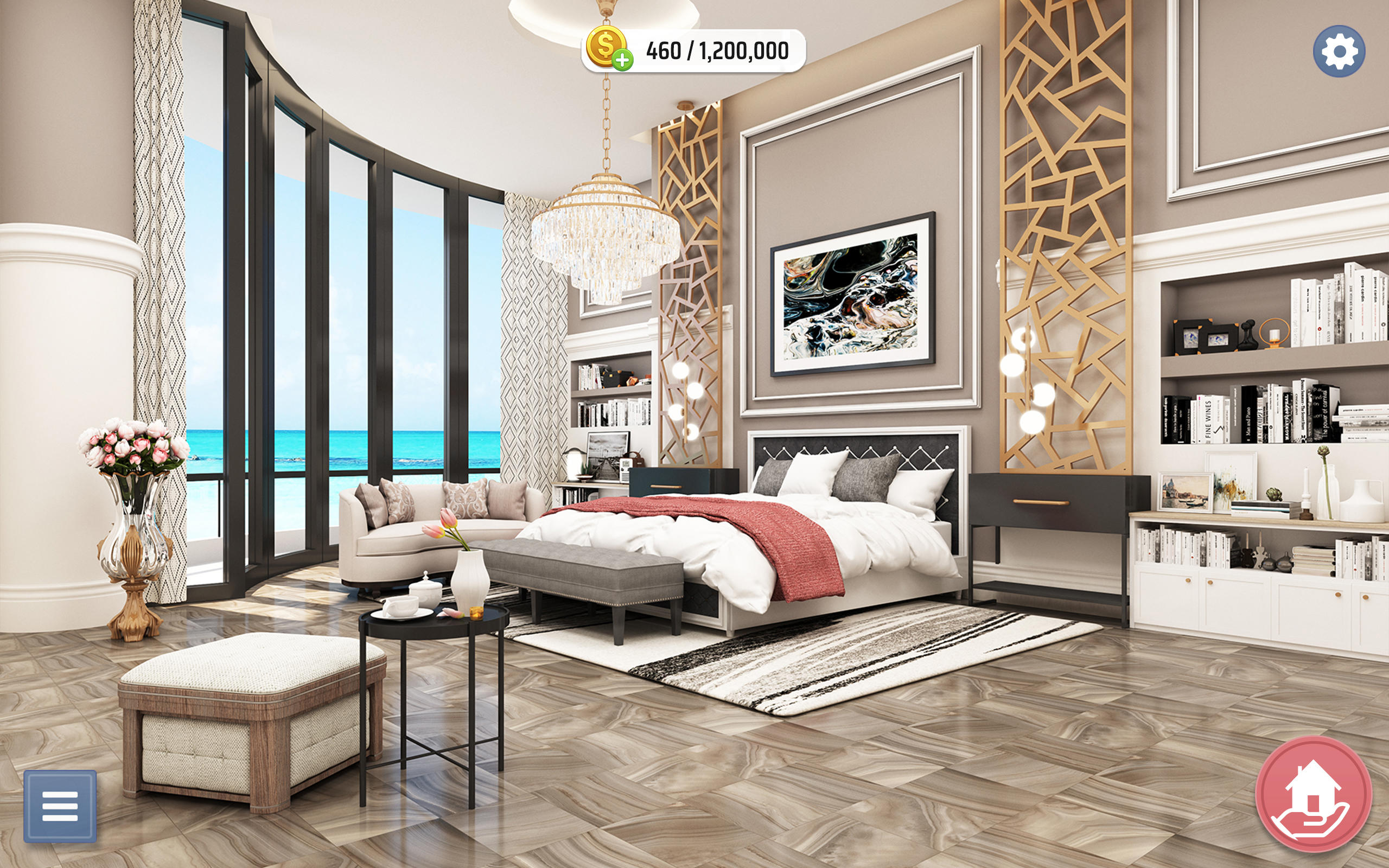 Home Designer & Makeover Game Game Screenshot