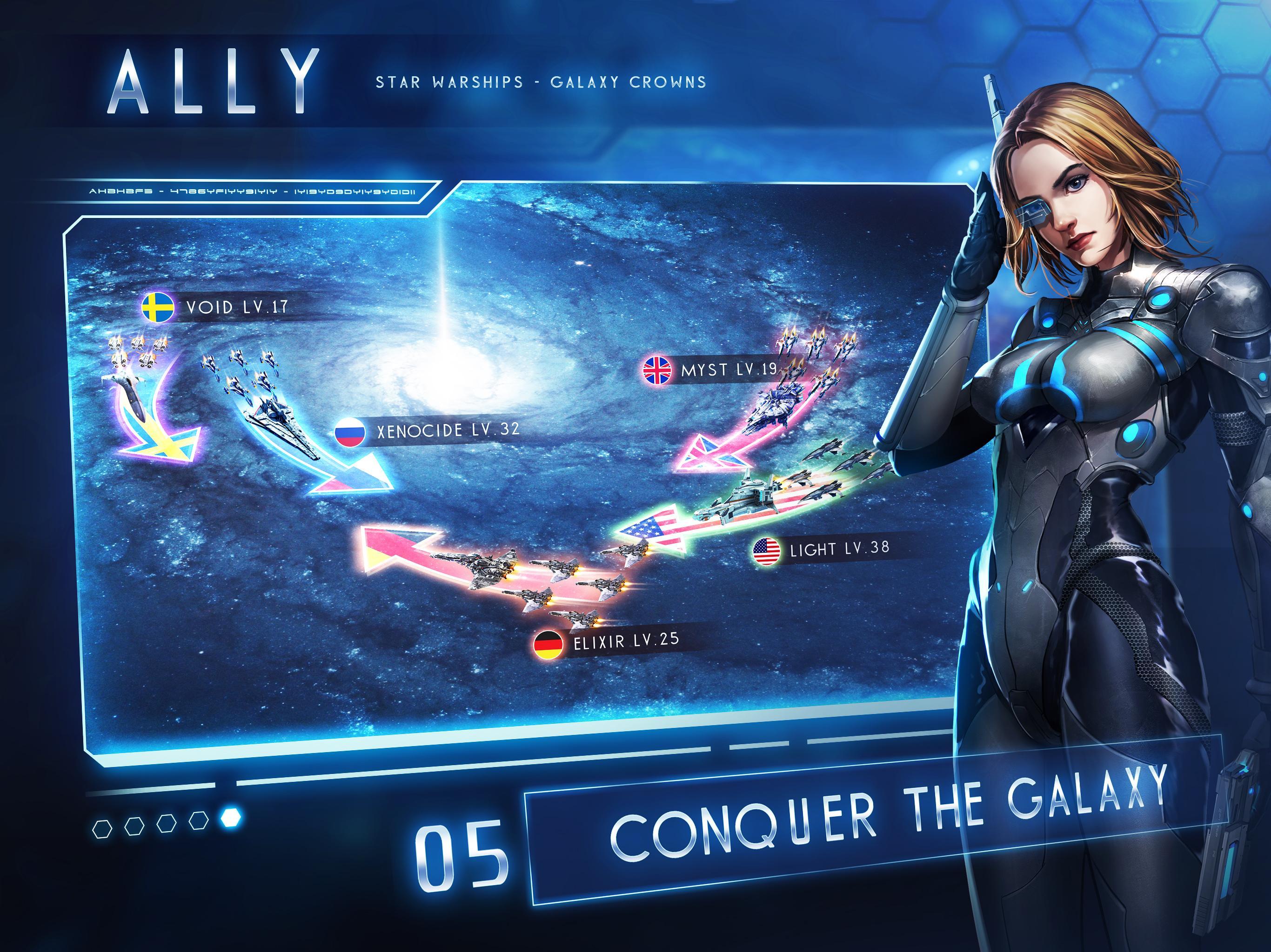 Cuplikan Layar Game Star Fleet-Galaxy Warship