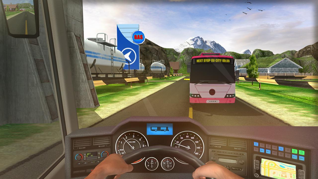 Screenshot 1 of Симулятор автобуса Европы 2019 1.7
