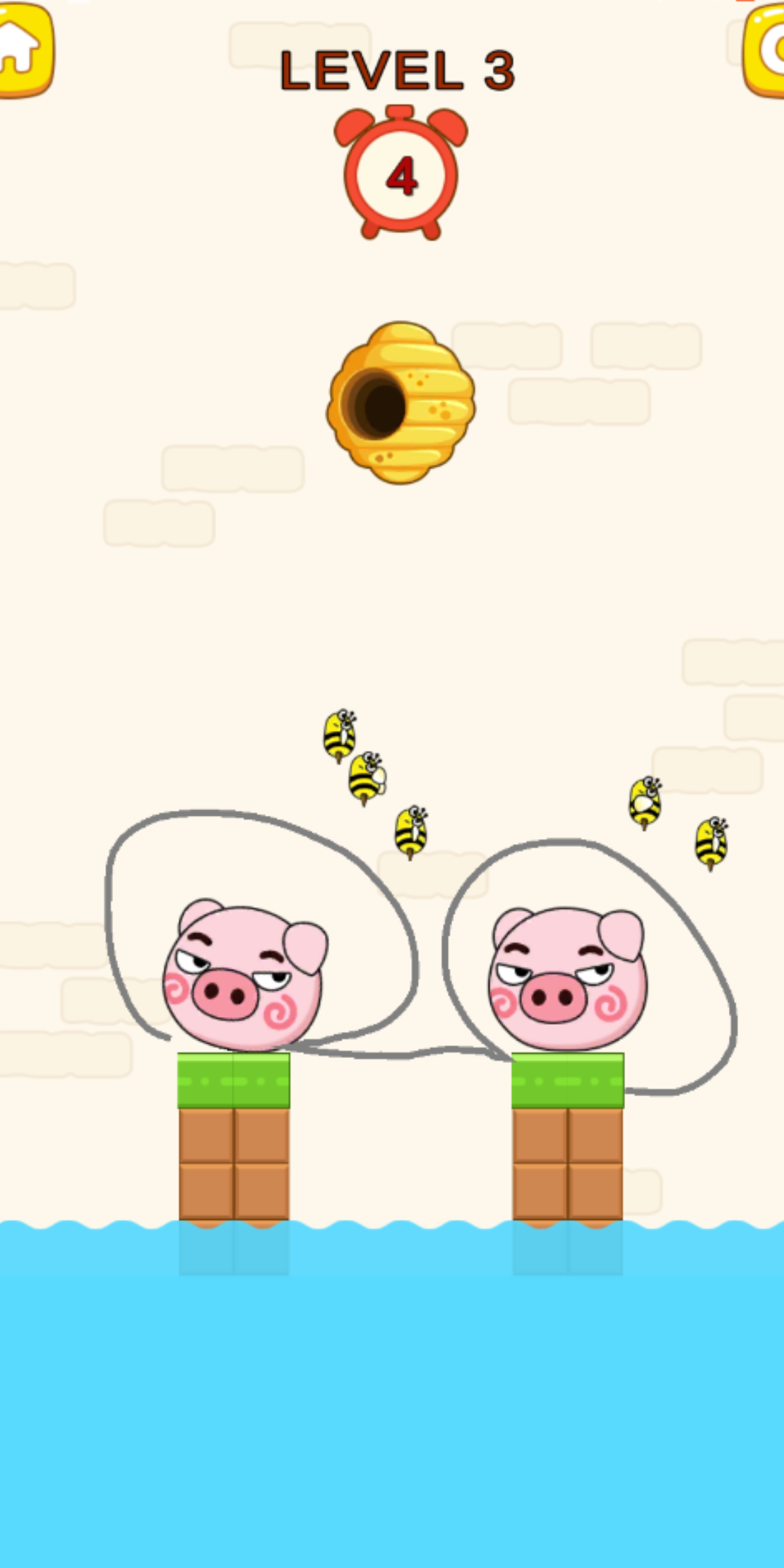 Cuplikan Layar Game Save Piggy The Lovely Pig