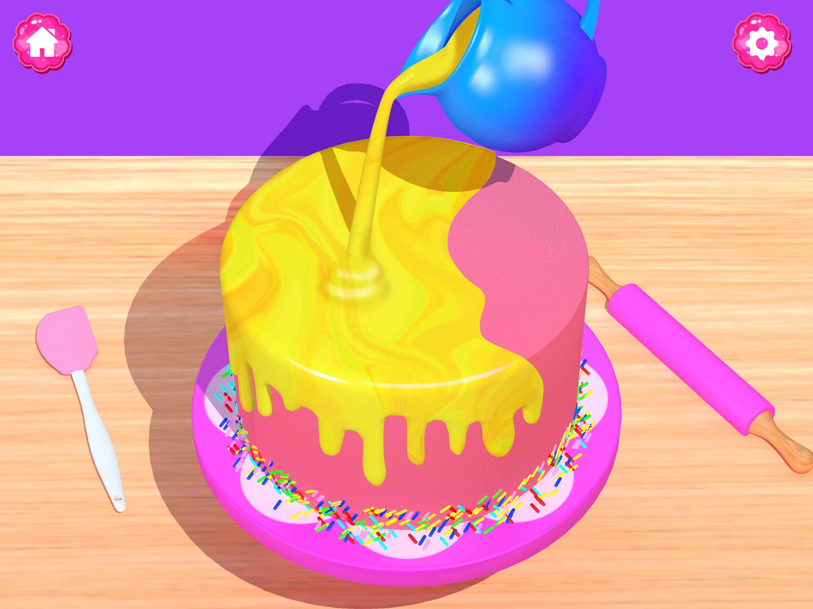 Cake Art Fun Dessert DIY Games ภาพหน้าจอเกม