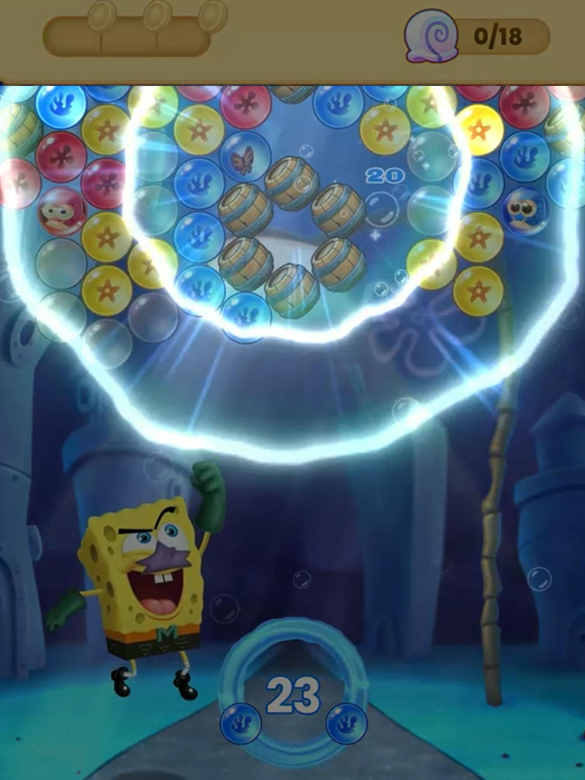 SpongeBob: Bubble Pop NETFLIX Game Screenshot
