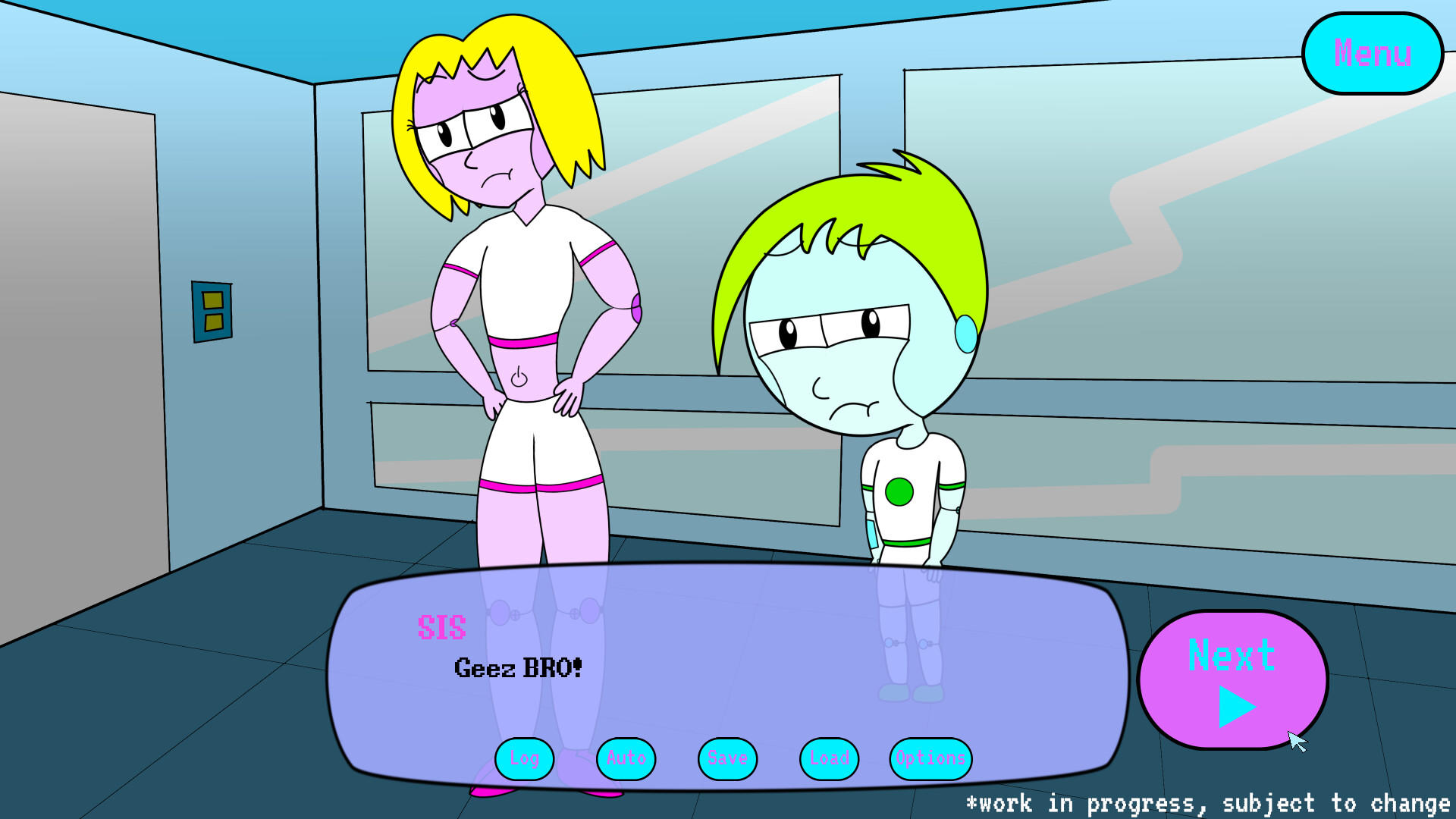 Screenshot of SIS and BRO: The Cyborg Siblings