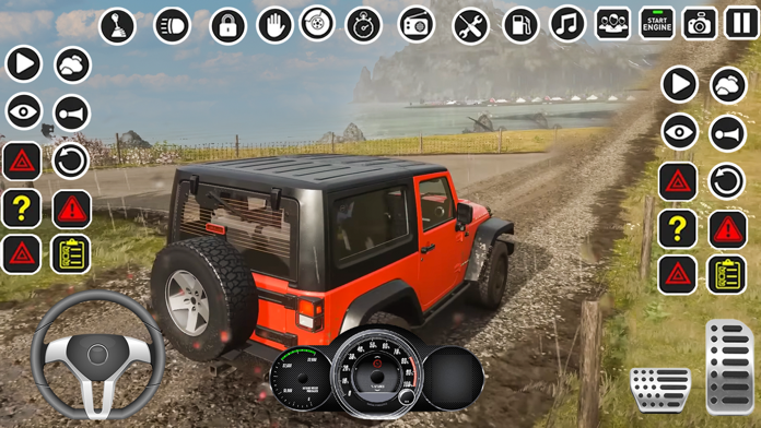 Jeep Driving Simulator Offroad 게임 스크린 샷