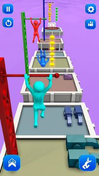 Flipped Chain Dunk Game Screenshot