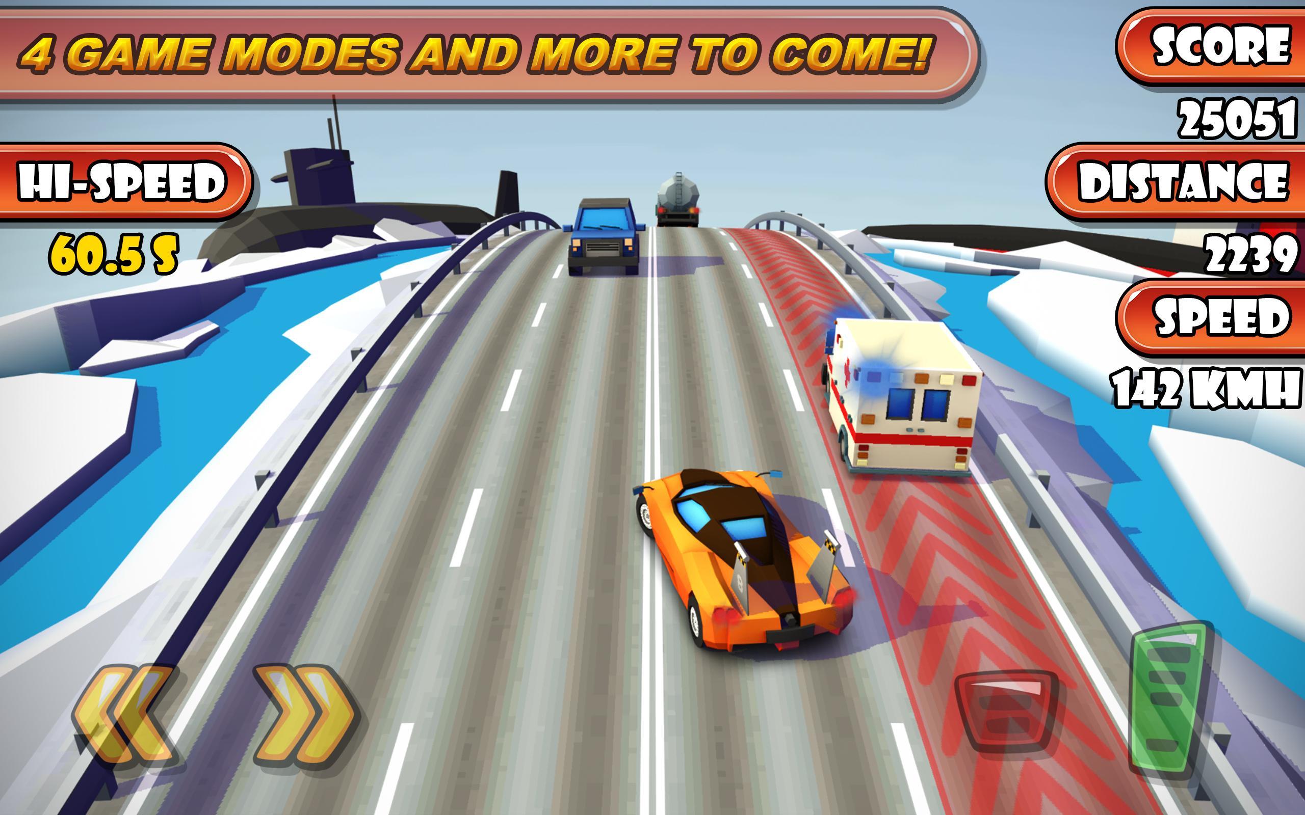 Highway Traffic Racer Planet 게임 스크린샷