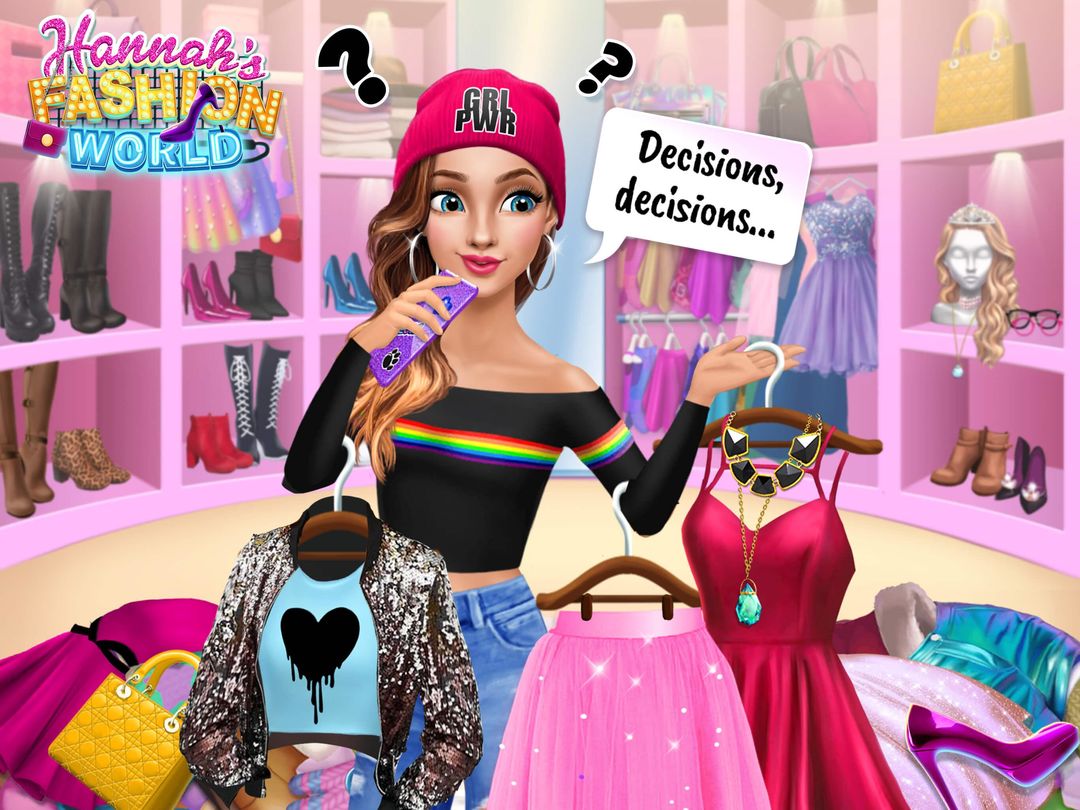 Screenshot of Hannah’s Fashion World