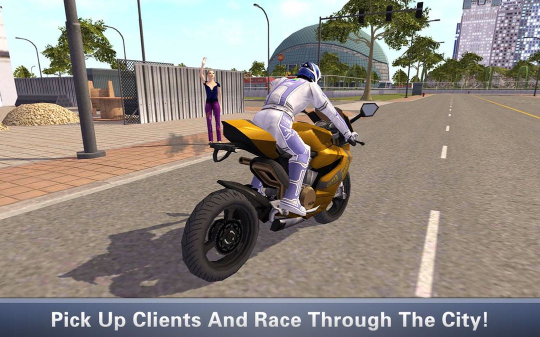 憤怒的城市摩托自行車賽車4遊戲截圖