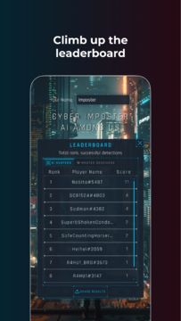 Cyber Imposter: AI Among us Game Screenshot