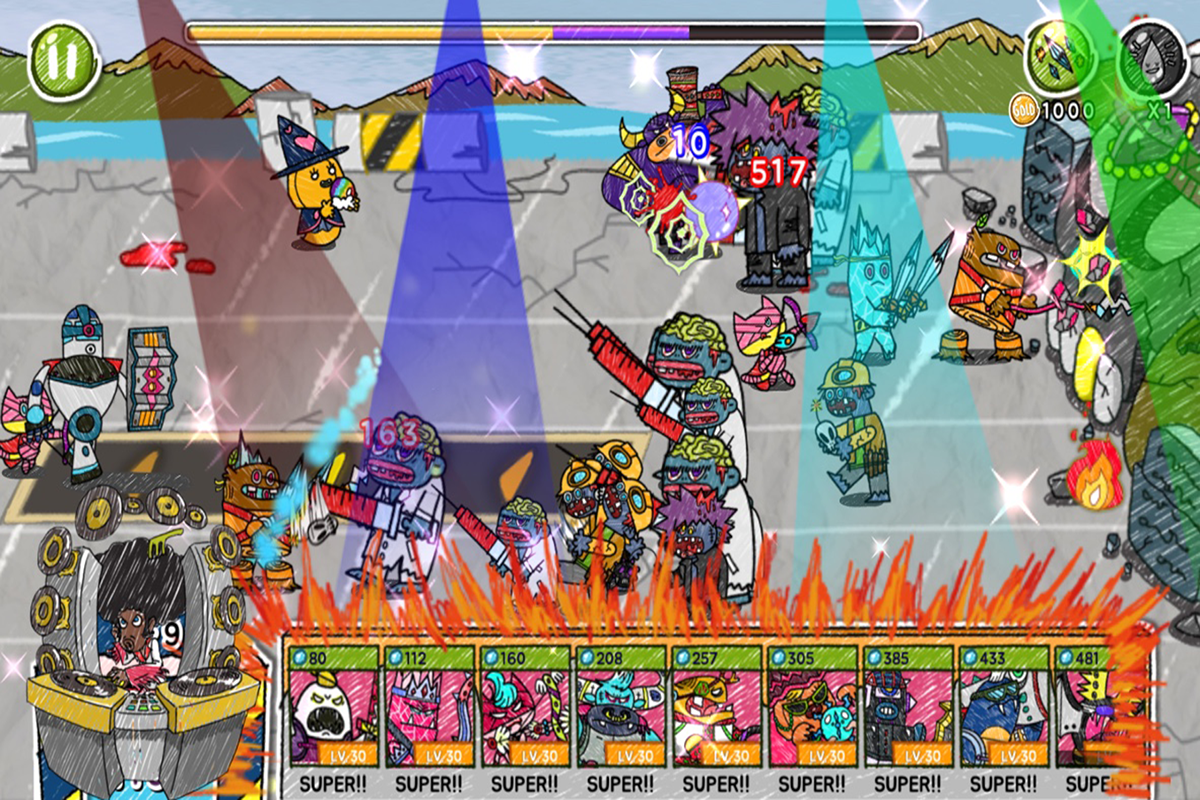 Monster VS Zombie Game Screenshot
