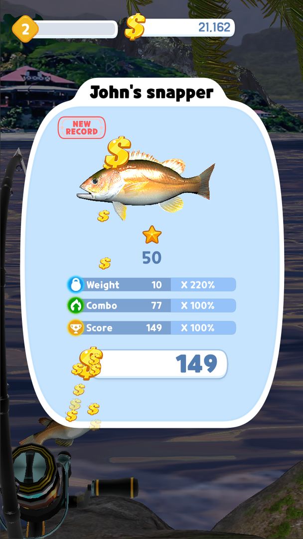 Screenshot of Fishing Tap