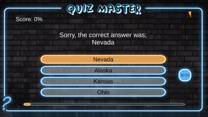 Trivia Tricks Game Screenshot