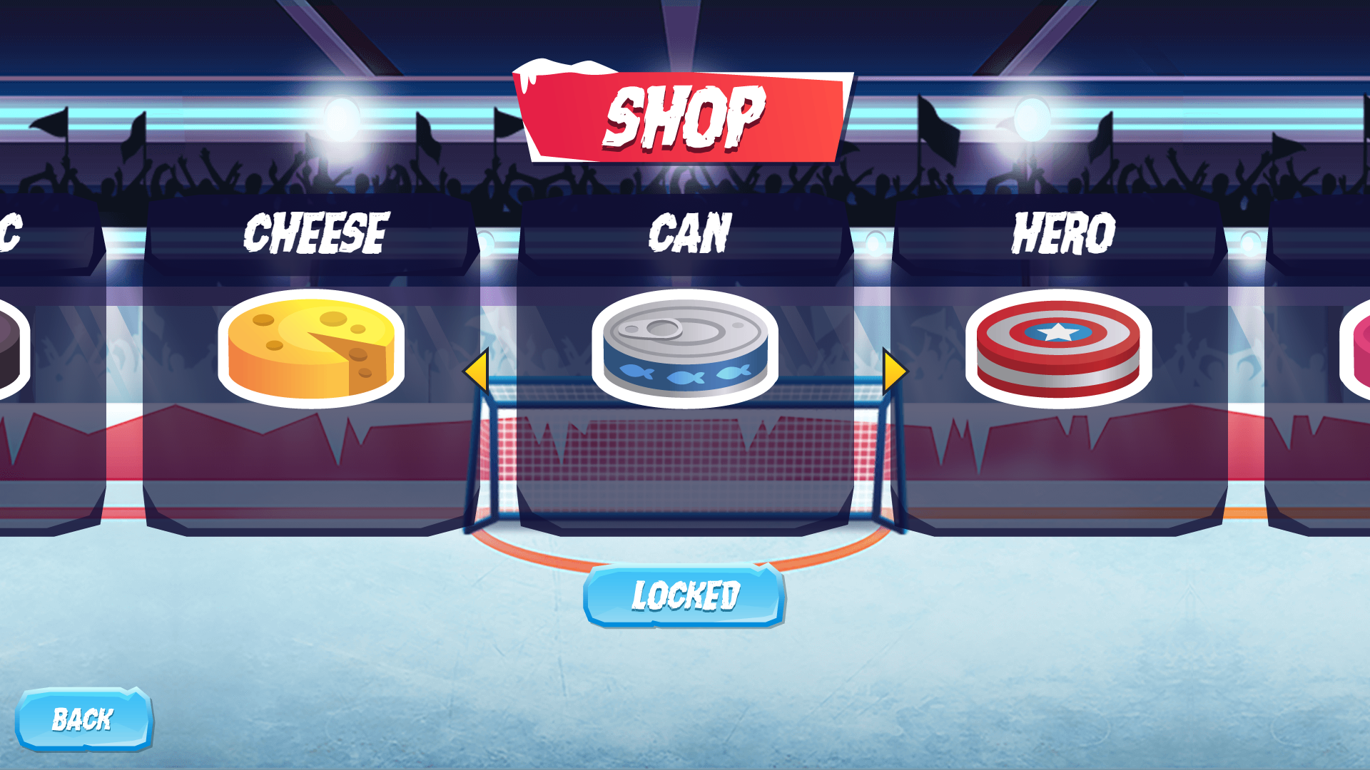 Ice Hockey Shootout Game Screenshot