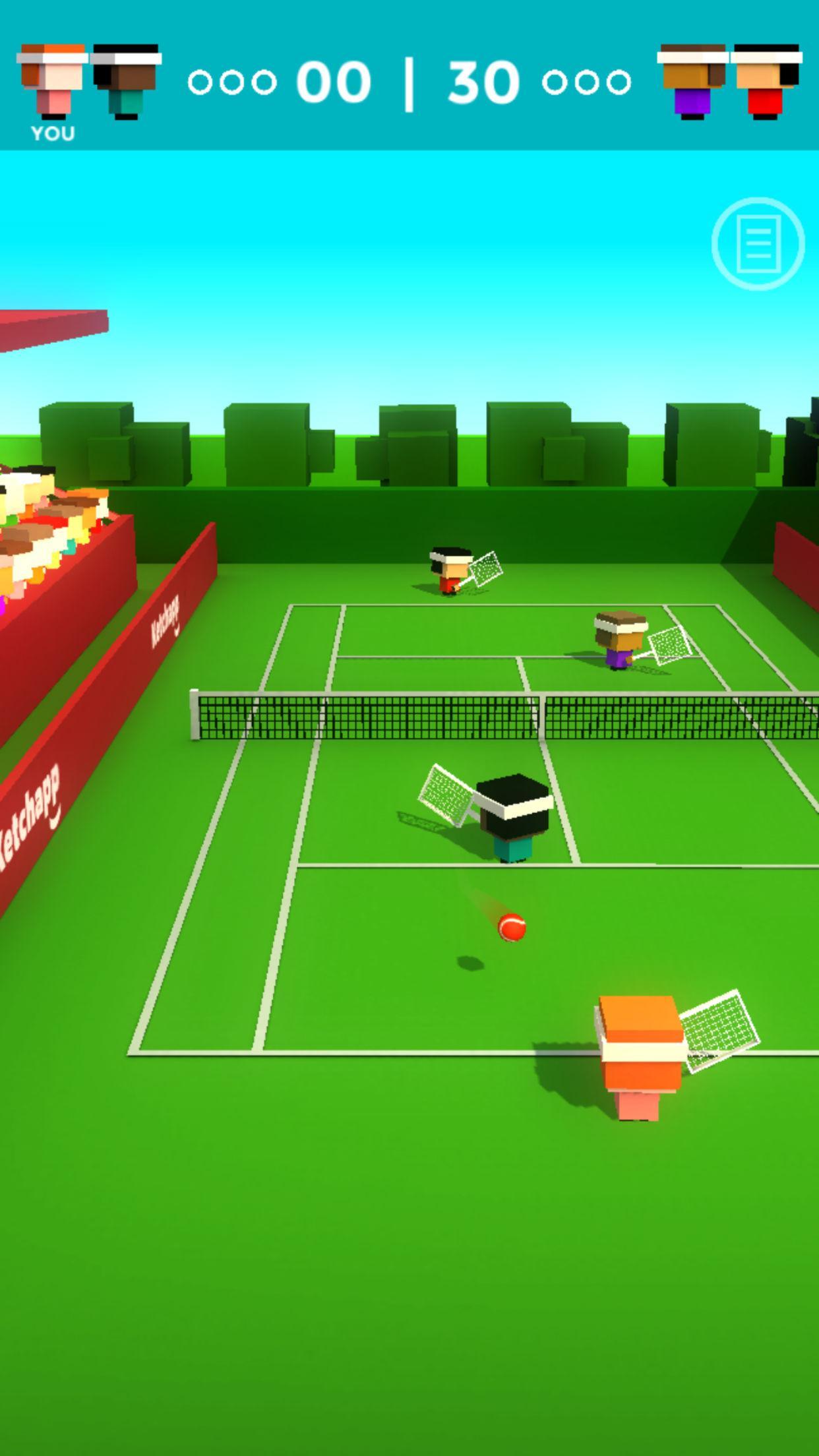Ketchapp Tennis 게임 스크린샷