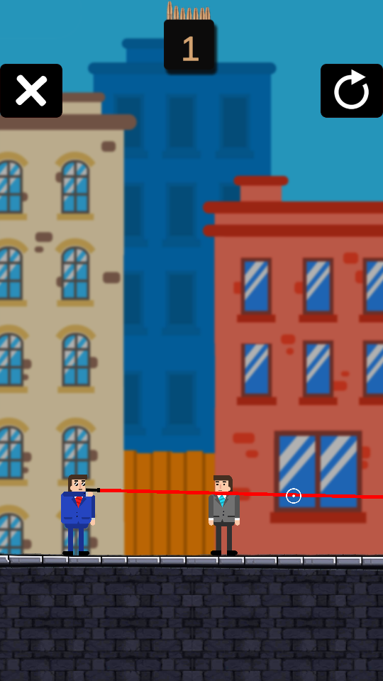 Mr Bullet screenshot game