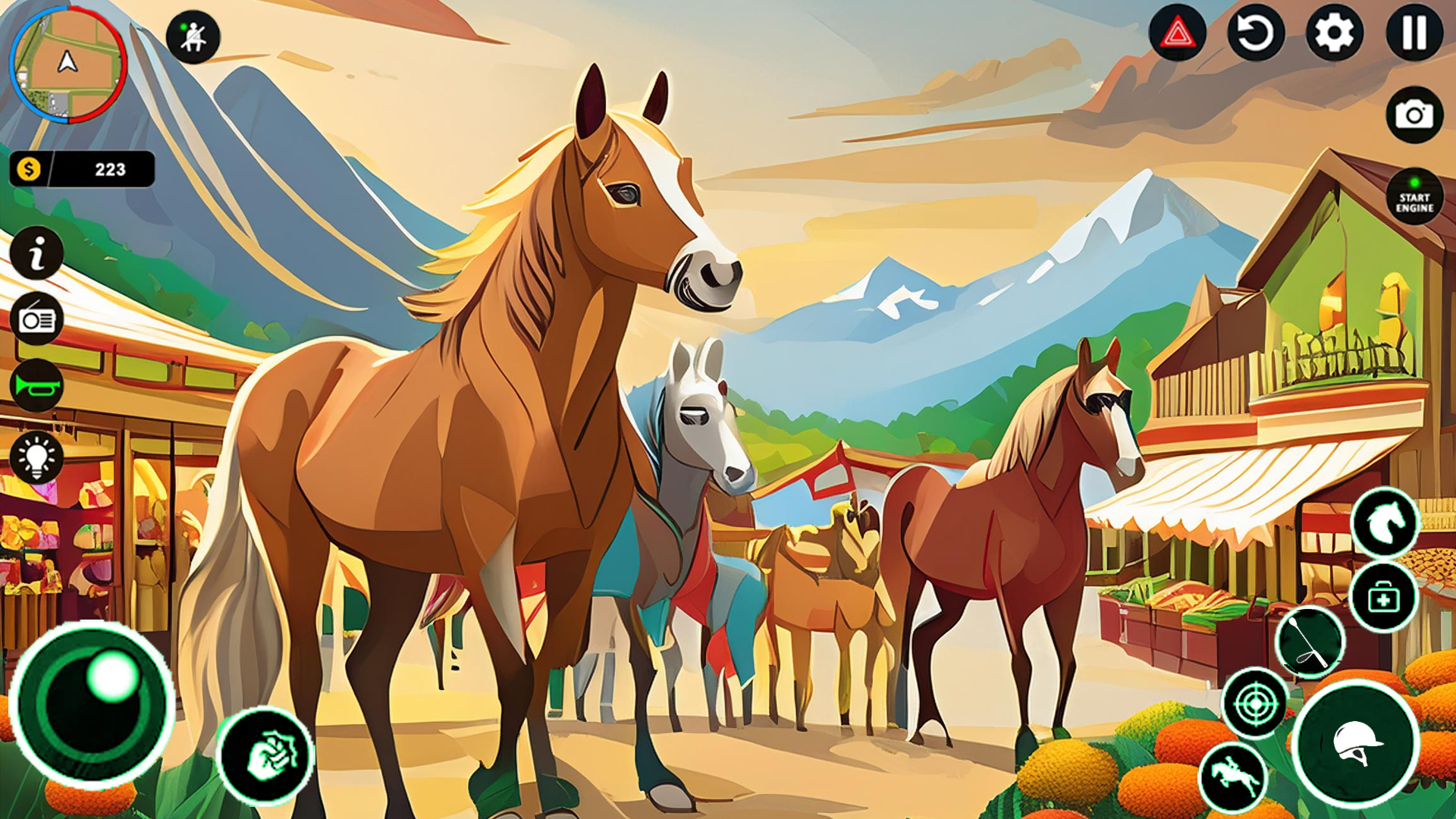 Wild Horse Family SImulator Game Screenshot
