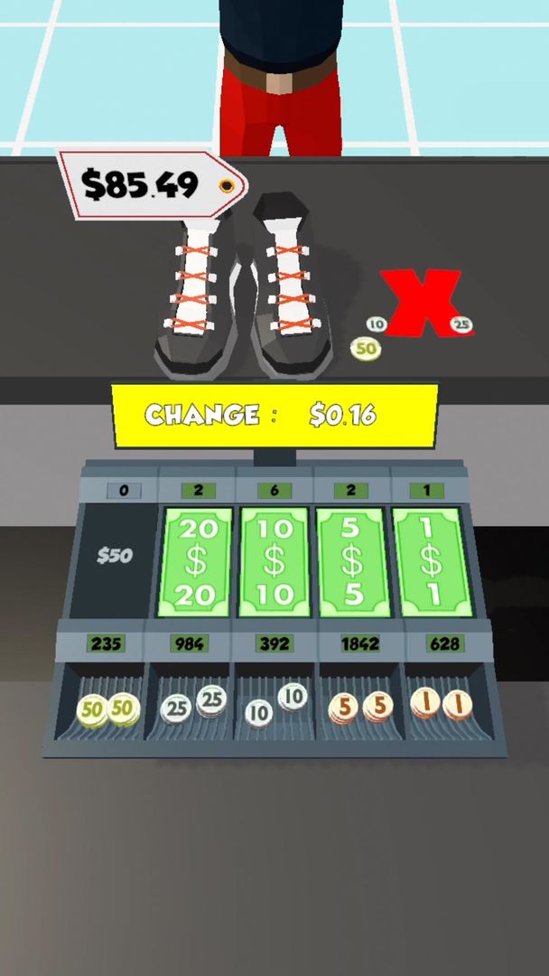 Cashier 3D screenshot game
