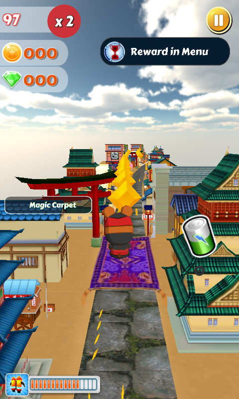 ピアノ忍者 ゲームのスクリーンショット