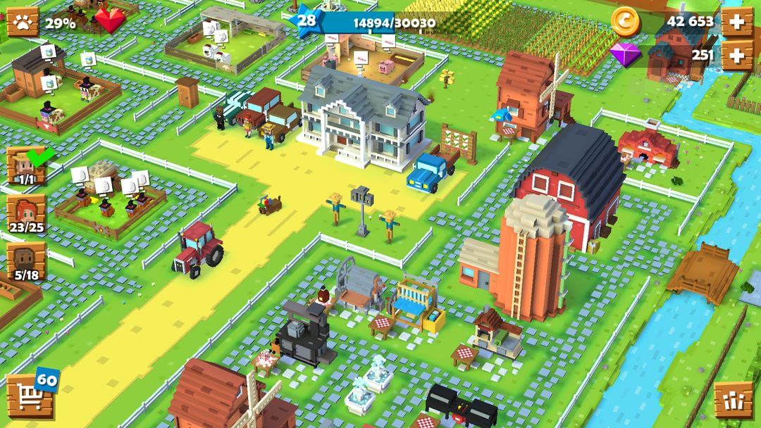 Blocky Farm 게임 스크린 샷