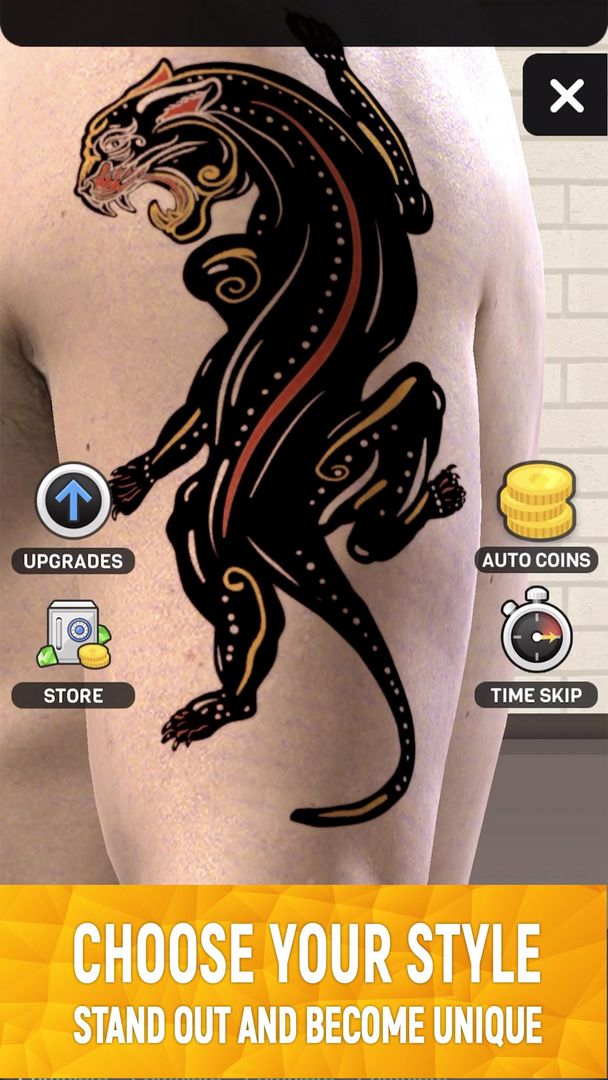 Screenshot of Idle Tattoo Studio