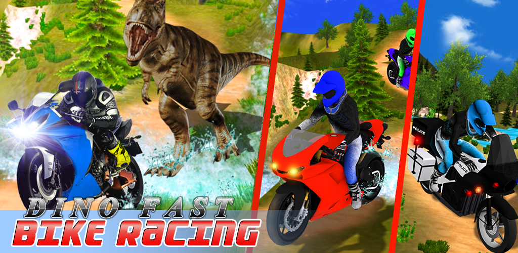 Banner of Dino Fast Bike Racing 1.0
