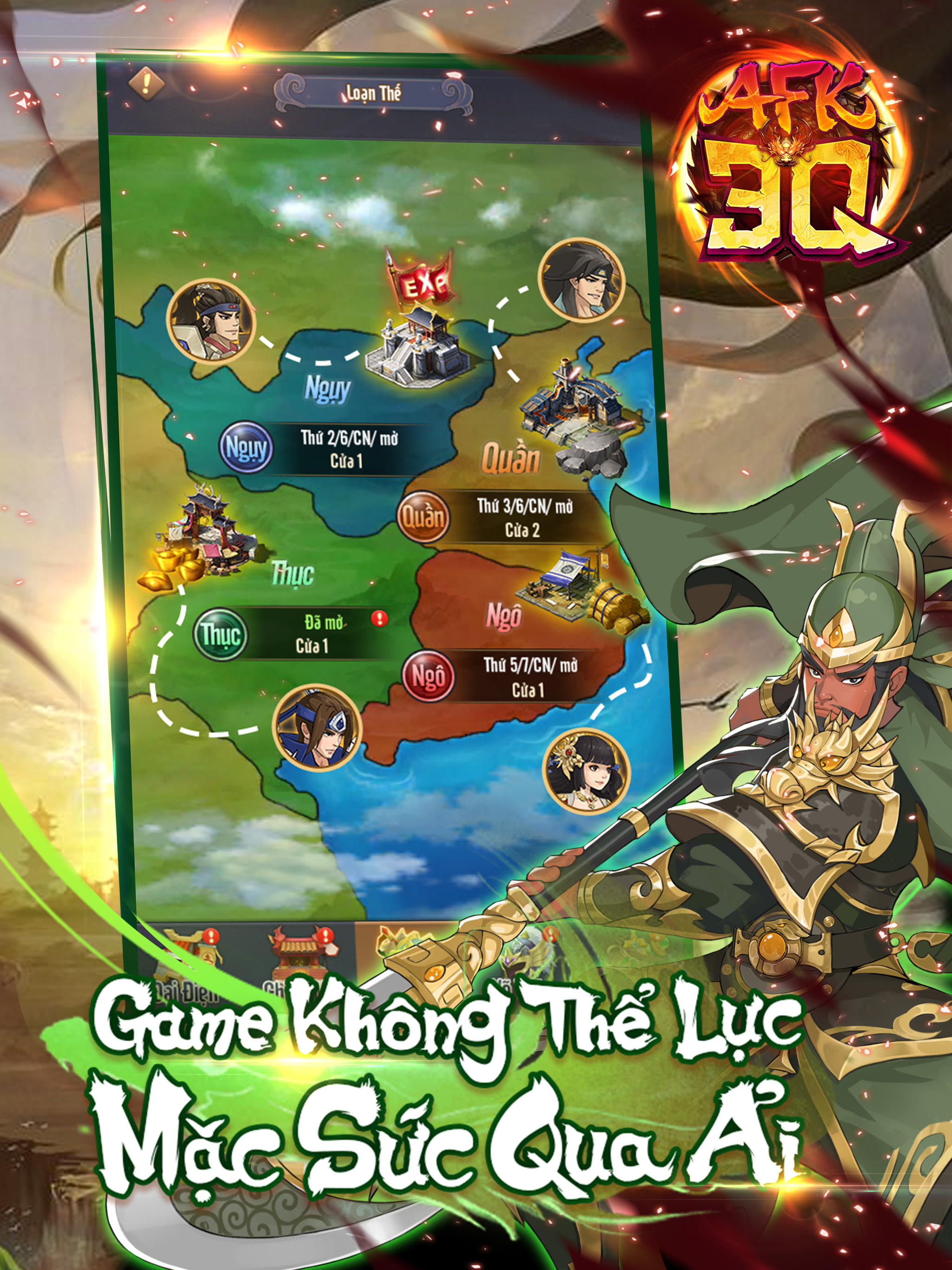 AFK 3Q - Đế Vương Thiên Hạ Game Screenshot