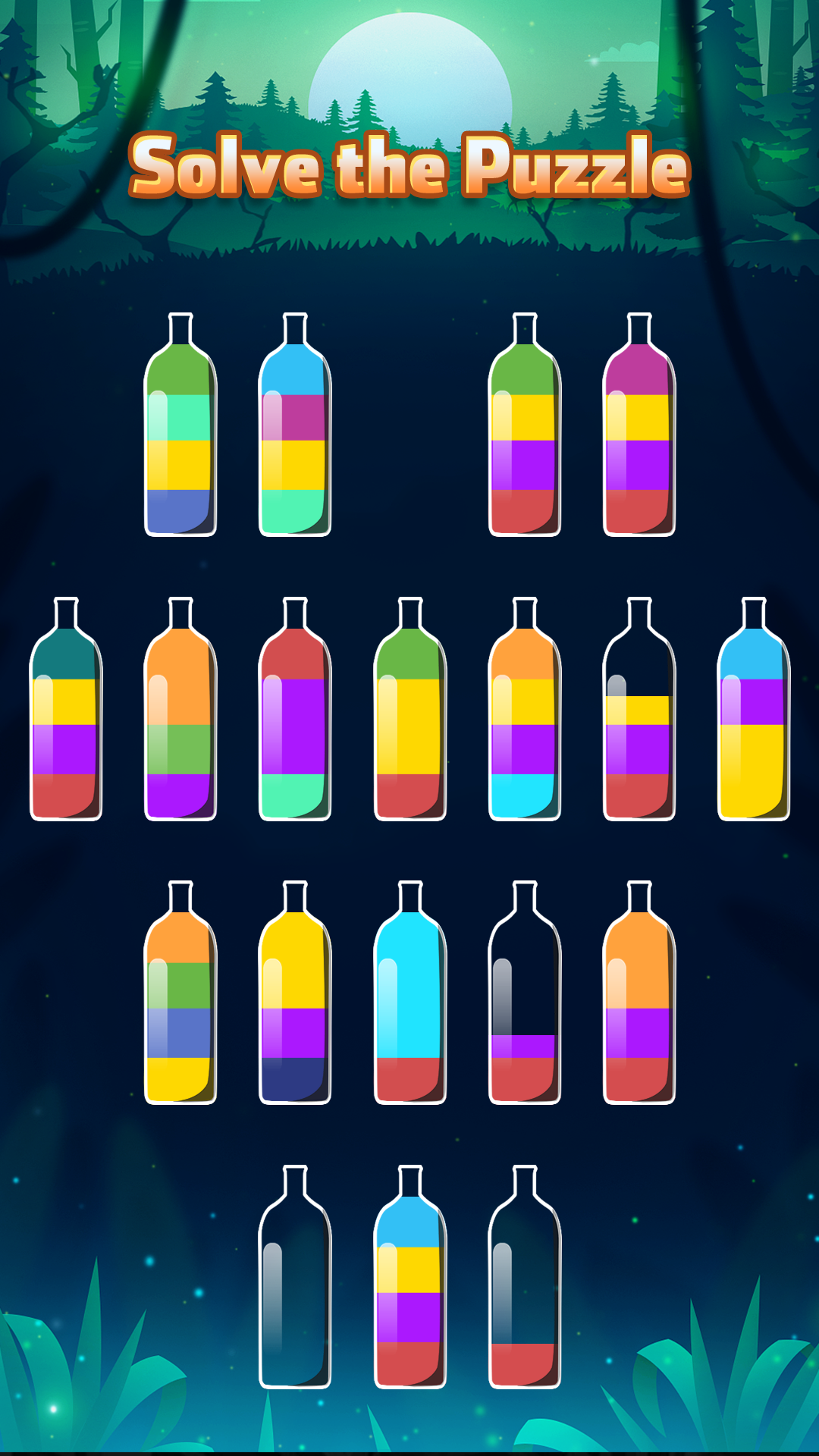 Screenshot of Water Puzzle - Color Sort