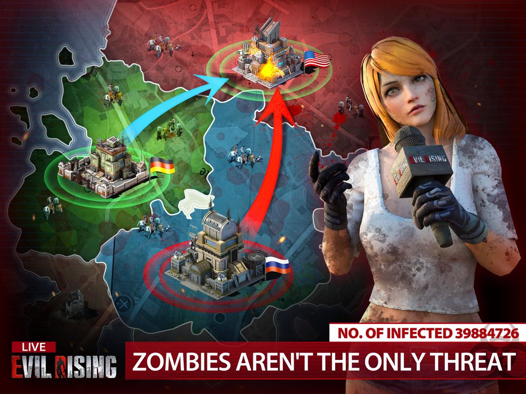 Screenshot of Evil Rising: Zombie Warriors