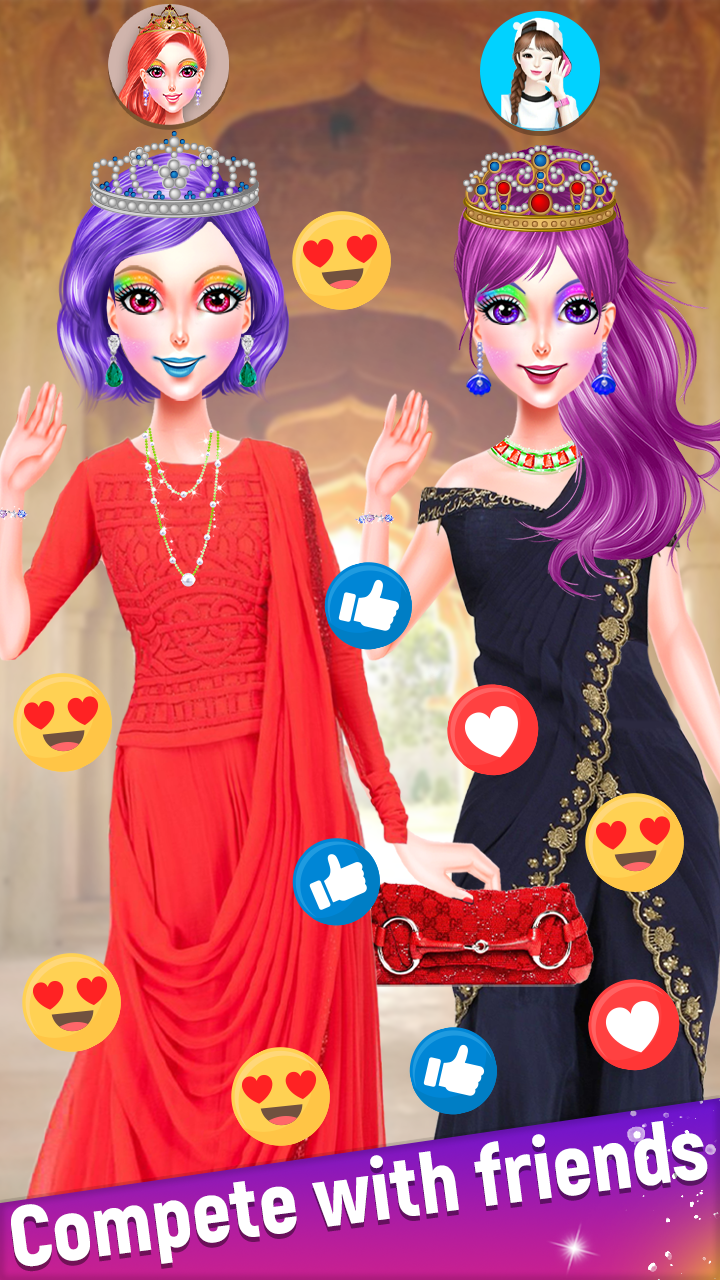 Royal Doll DressUp Battle Show Game Screenshot