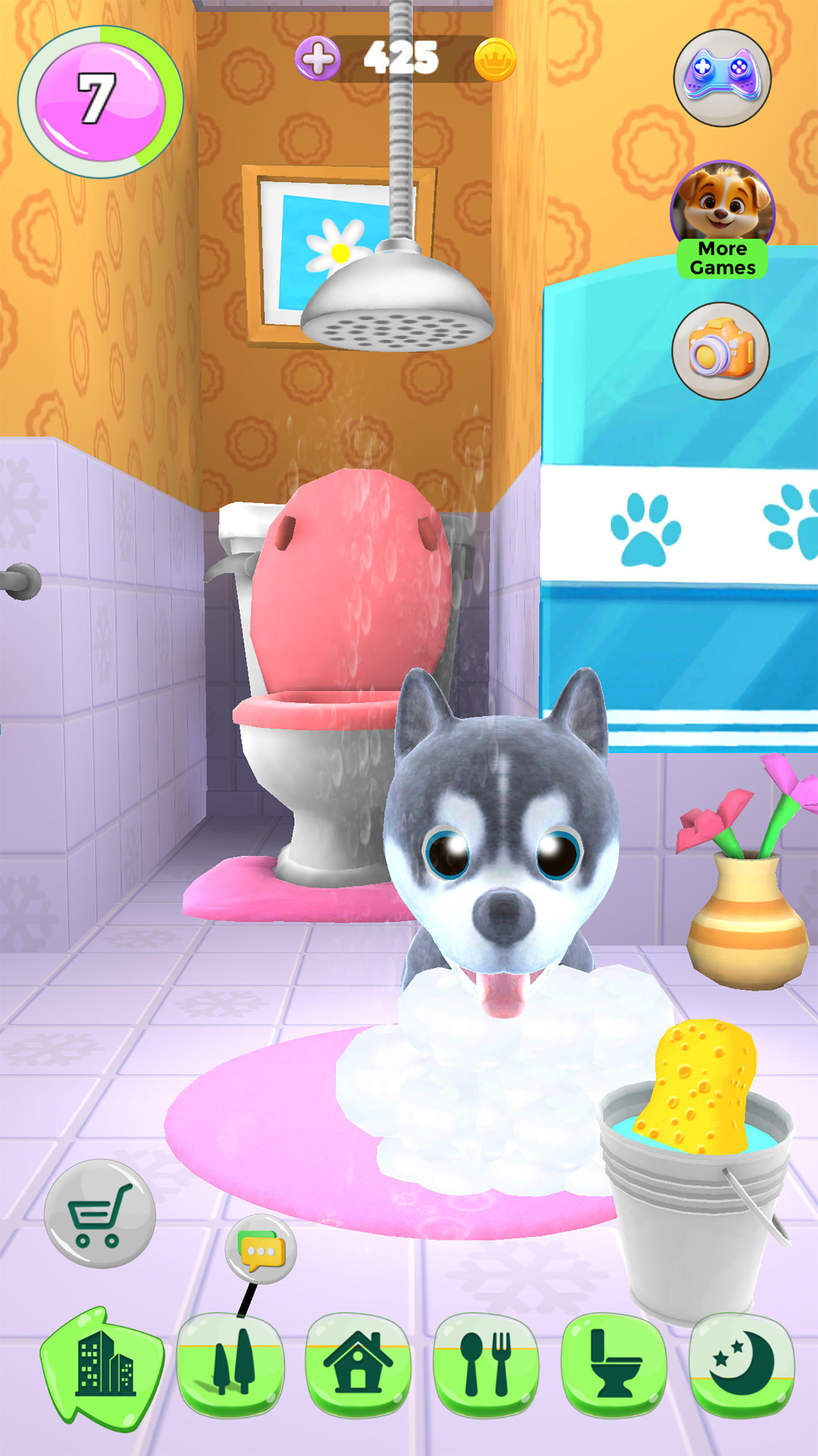 Cuplikan Layar Game Talking Puppy - Virtual Pet