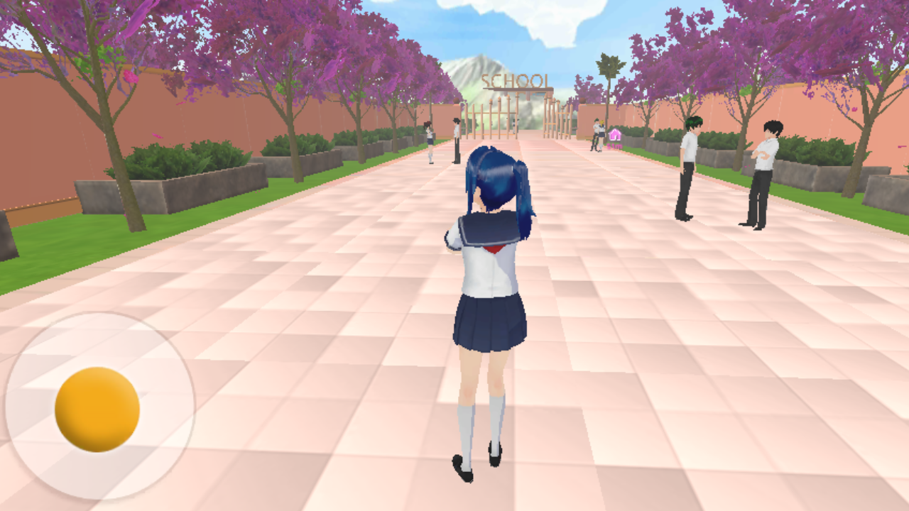 Anime Girls Simulator School Game Screenshot