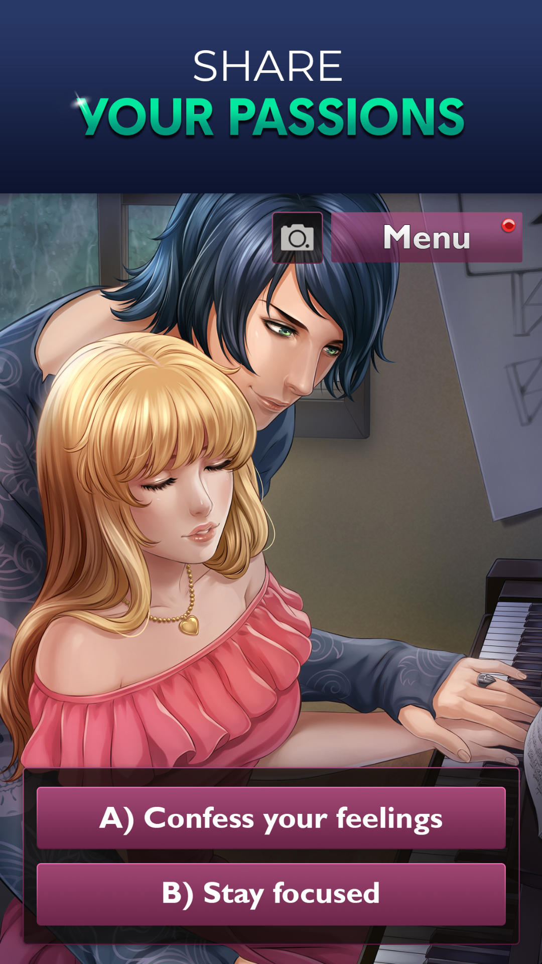 Is It Love? Peter - vampire Game Screenshot