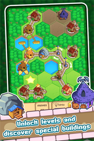 Little Bridges - Make Paths to Link The Village! Game Screenshot