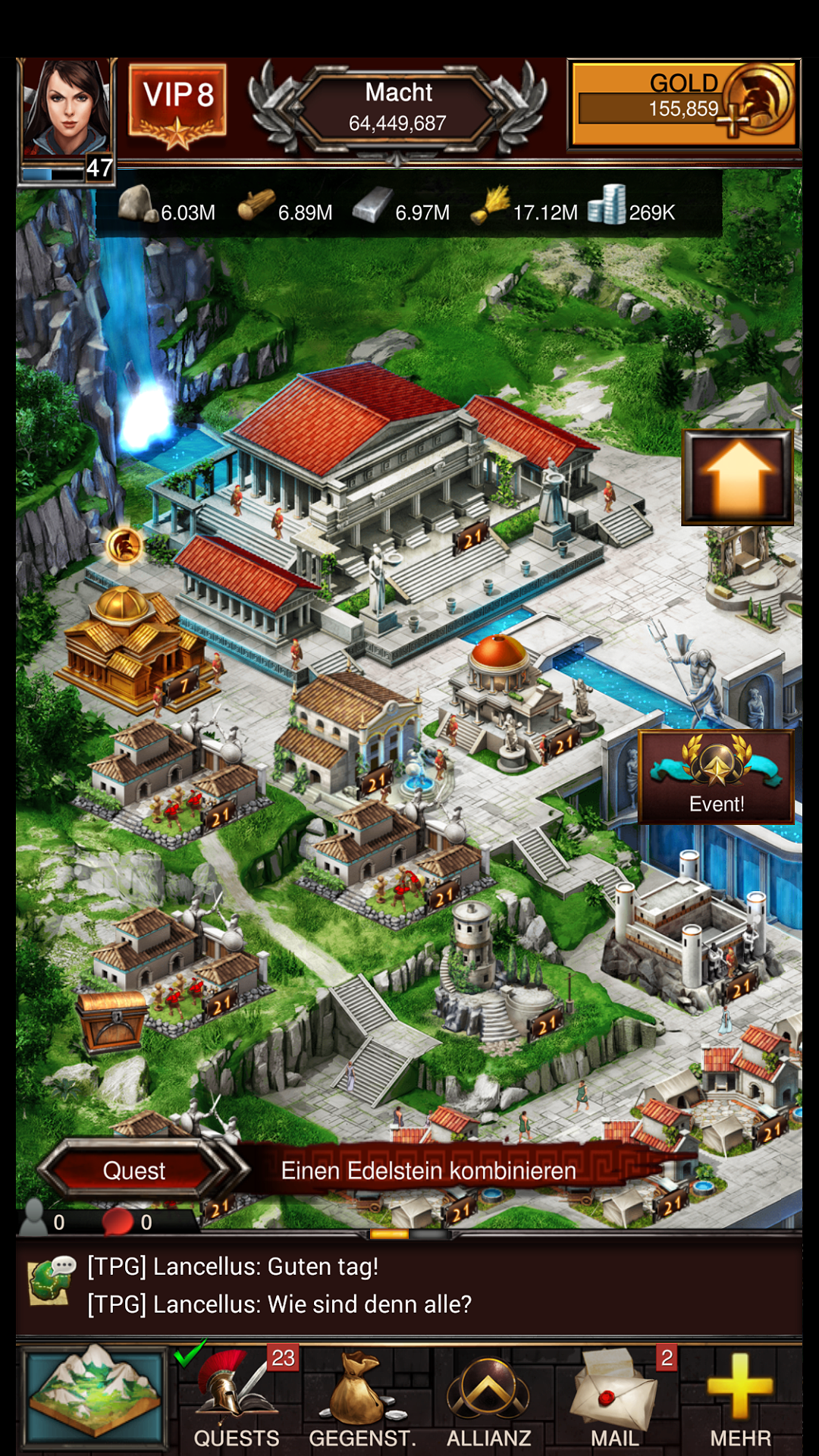 Cuplikan Layar Game Game of War - Fire Age