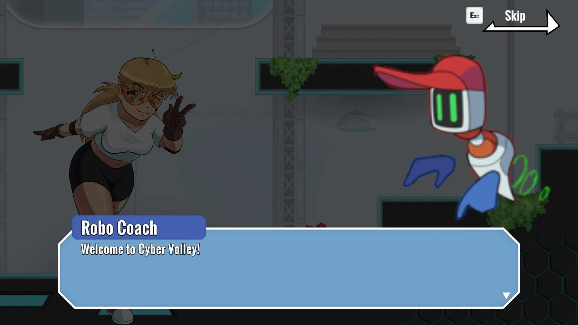 Screenshot of Cyber Volley