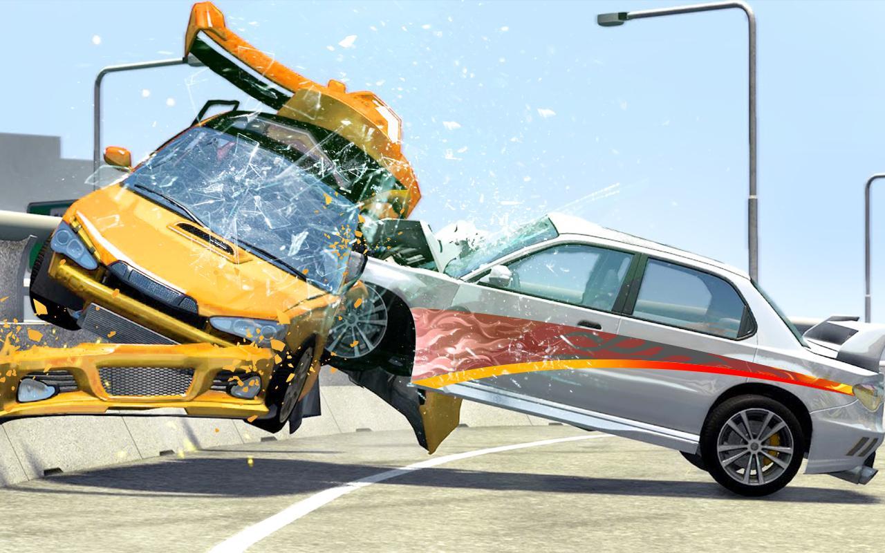 Screenshot 1 of Simulator Kemalangan Kereta Melampau: Kehancuran Enjin Kereta Rasuk 