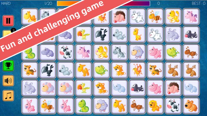 Screenshot 1 of Onet Animal Free - классическая казуальная игра-головоломка 1.4
