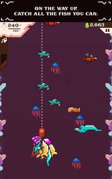 Ridiculous Fishing Game Screenshot