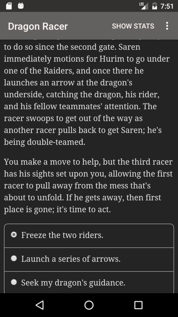 Dragon Racer screenshot game