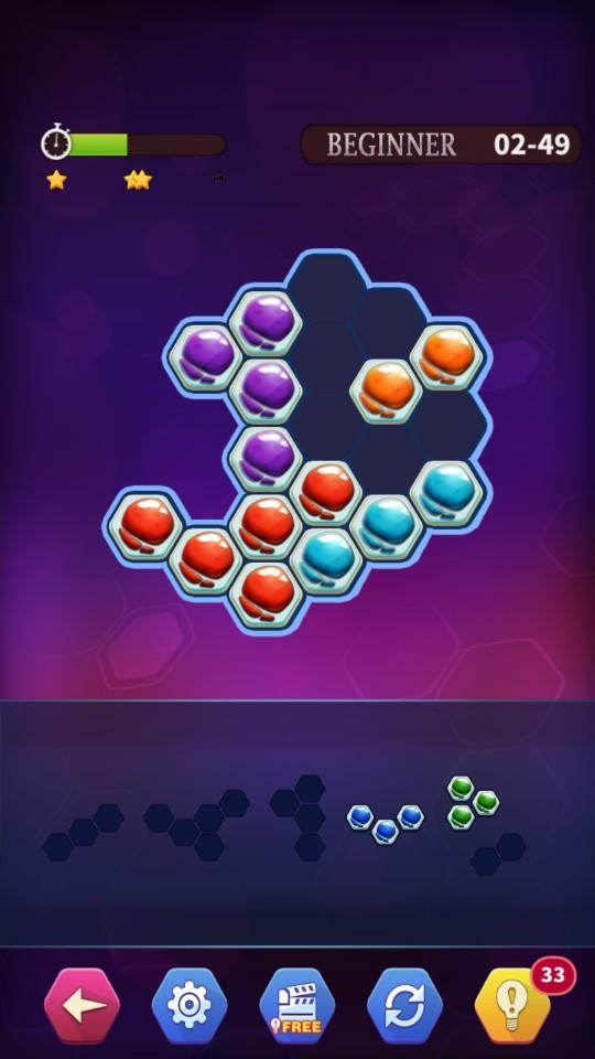 Hexa Puzzle Classic Game Screenshot