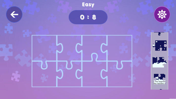 Kids for Christ Jigsaw Puzzles Game Screenshot