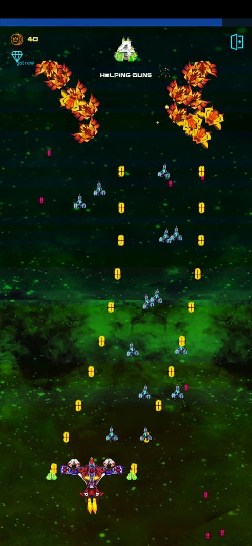 星系驅逐艦：深空射手遊戲截圖