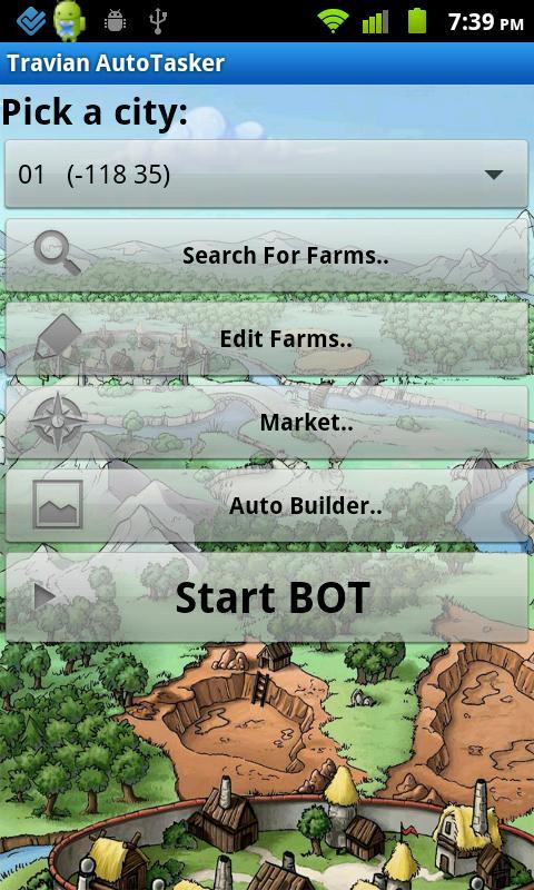 Скриншот игры Travian AutoTasker