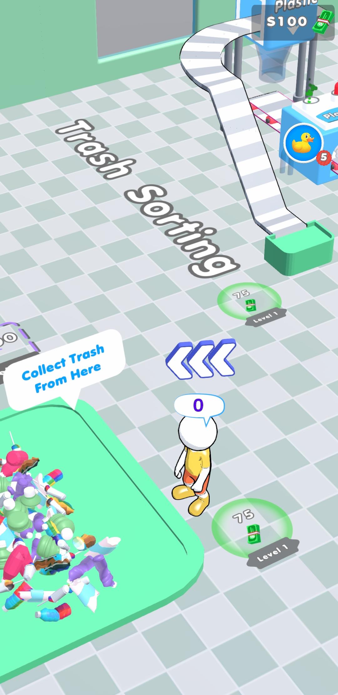 Trash Tycoon Idle Recycle ゲームのスクリーンショット