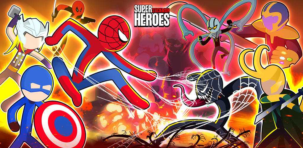 Banner of सुपर स्टिकमैन हीरोज फाइट 3.9