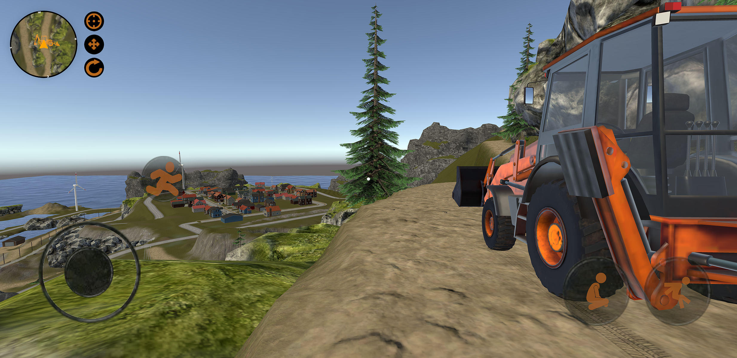 Backhoe Loader JCB Simulator Game Screenshot