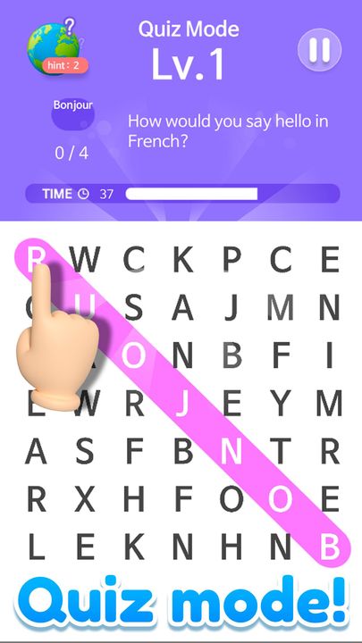 Screenshot 1 of Word Search - Connect letters 3.6